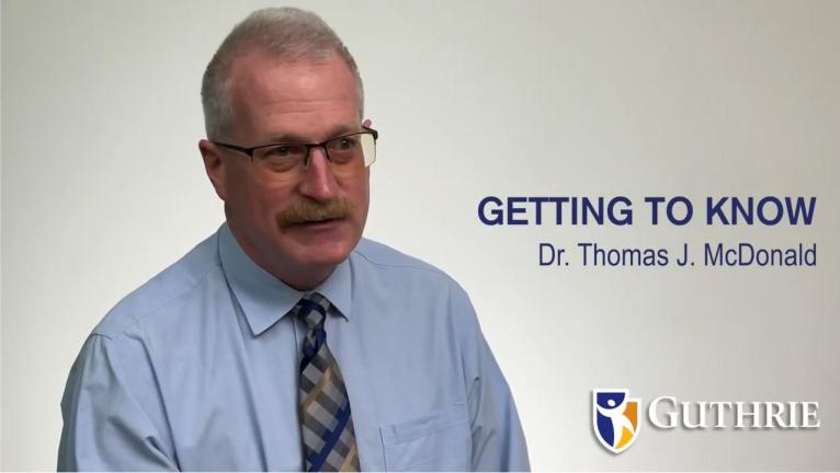 Get to know Dr. Thomas McDonald from Guthrie Gastroenterology and Hepatology