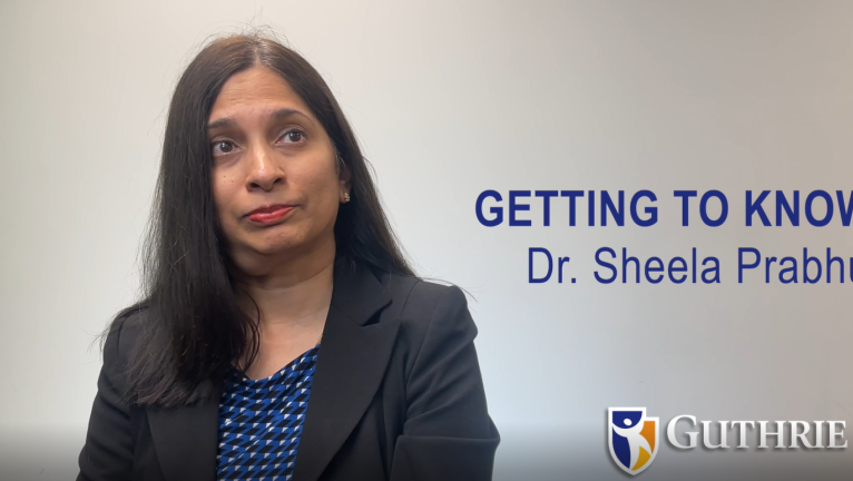 Get to know Sheela Prabhu, MD, FACP, from Guthrie Sayre Internal Medicine