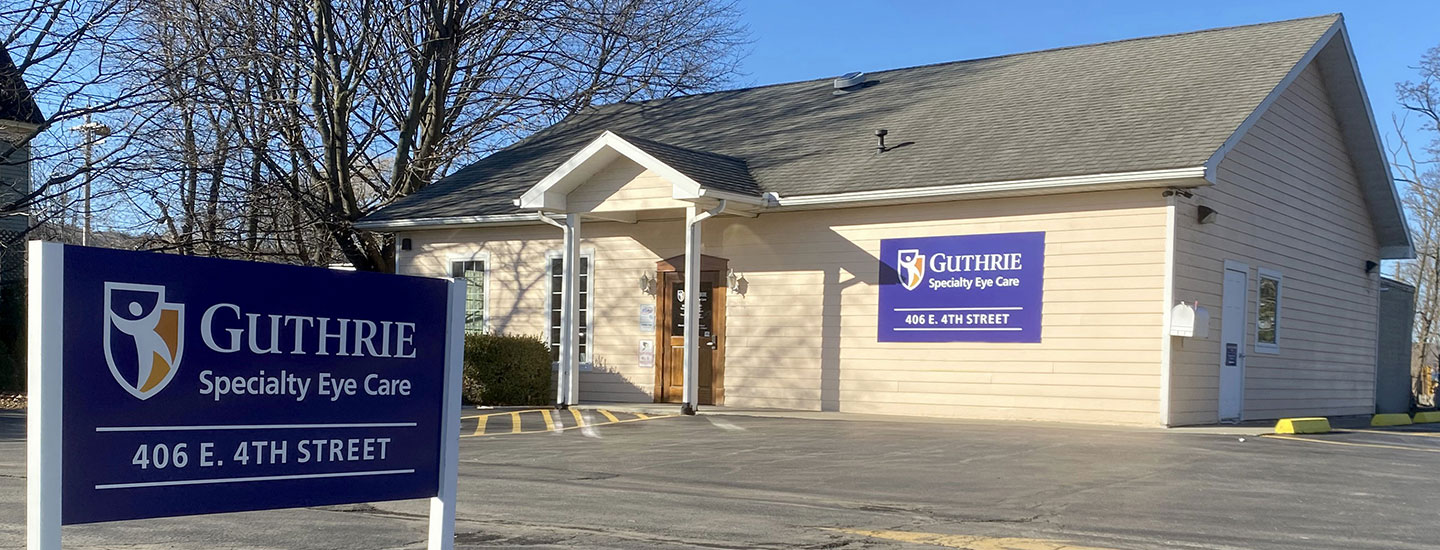 Watkins Glen Specialty Eye Care - on www.Guthrie.org logo