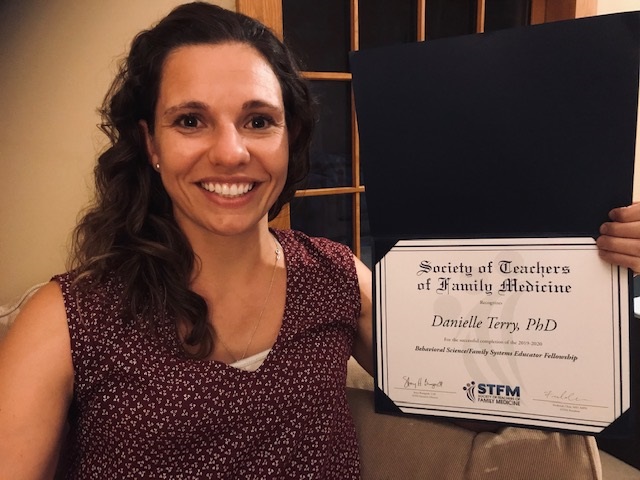 Dr. Danielle Terry Completes Fellowship