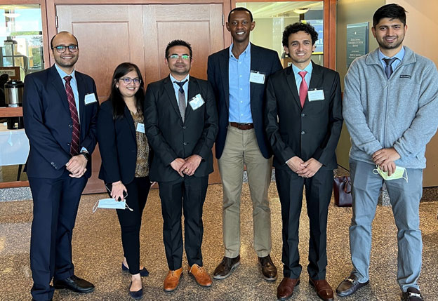 IM residents and faculty: Dr. Malviya, Dr. Singh, Dr. Bikal, Dr. Mwesige (faculty), Dr. Bhatta and Dr. Bijay