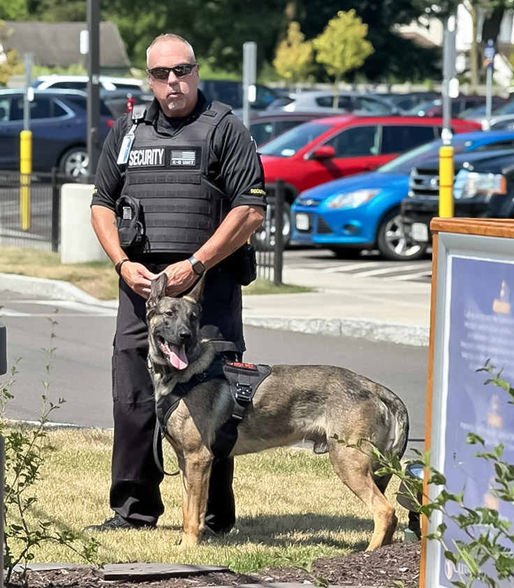 Guthrie introduced its second K9 Security Team today as part of its ongoing commitment to workplace safety