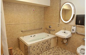 Private Bathroom with Whirlpool Tub 