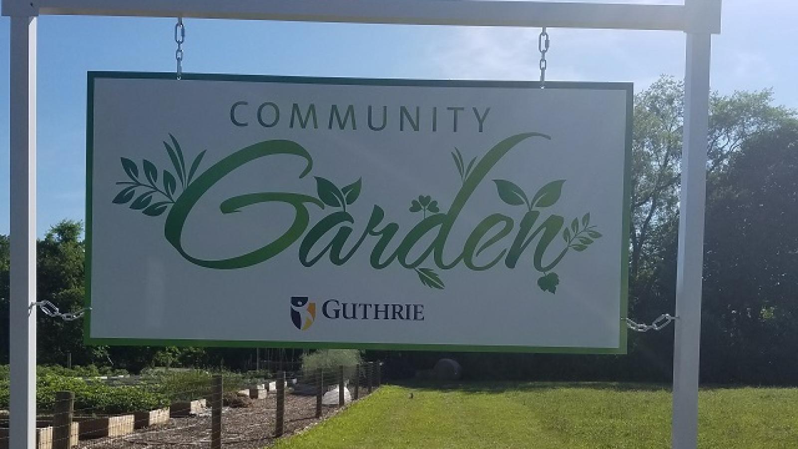 garden sign