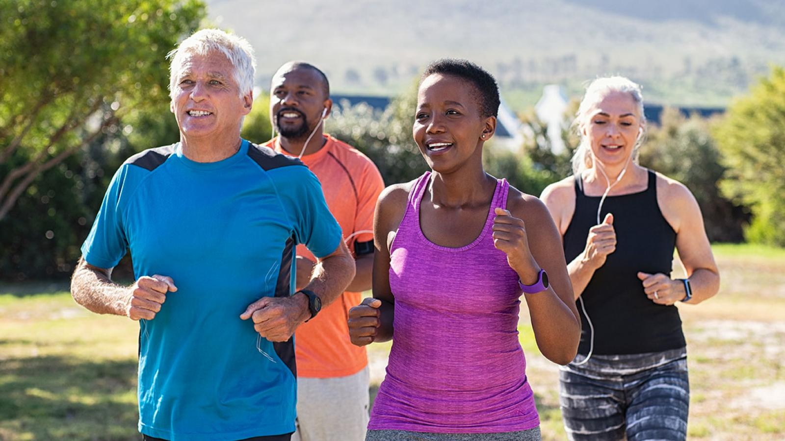 Walking with friends can jumpstart your physical fitness.