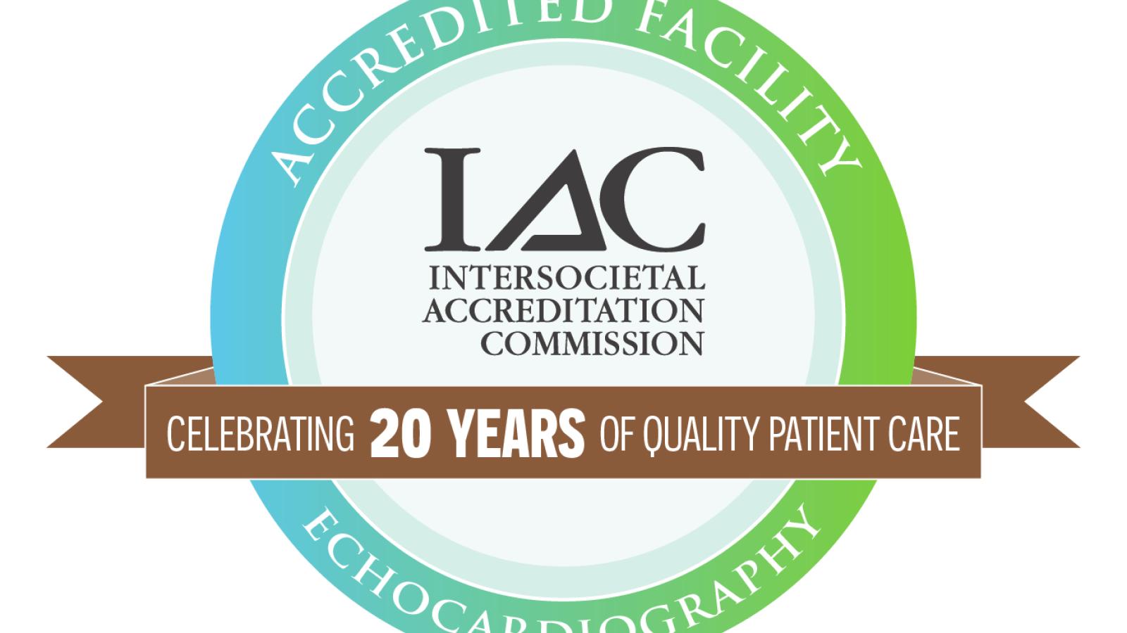 Guthrie Receives 20 Year Bronze Milestone Award For Quality Echocardiography