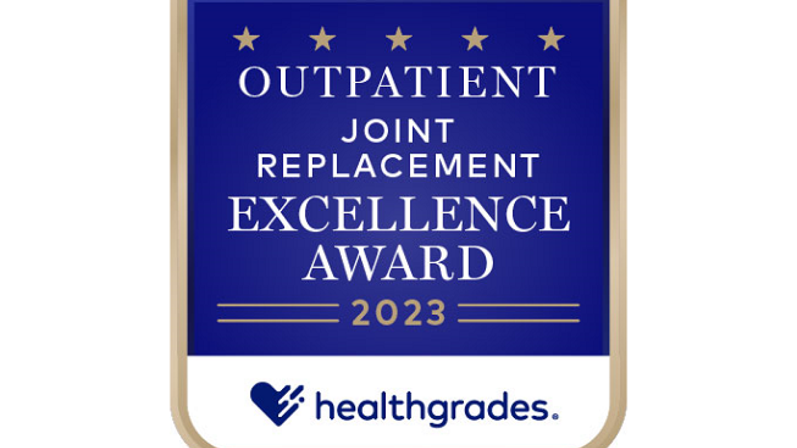 2023 Outpatient Joint Replacement Excellence Award