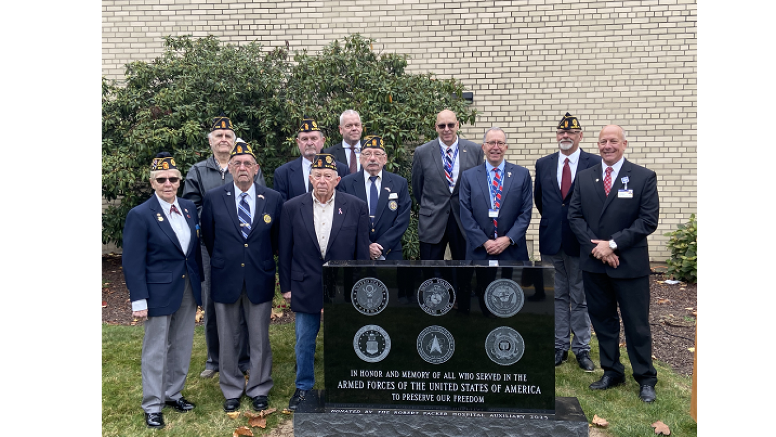 Veterans Monument Dedicated at Guthrie Robert Packer Hospital