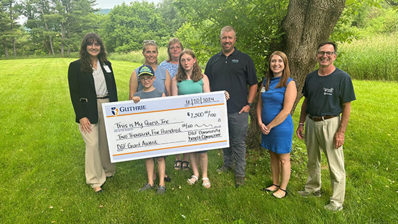 Guthrie Awards Grant to This is My Quest Inc.