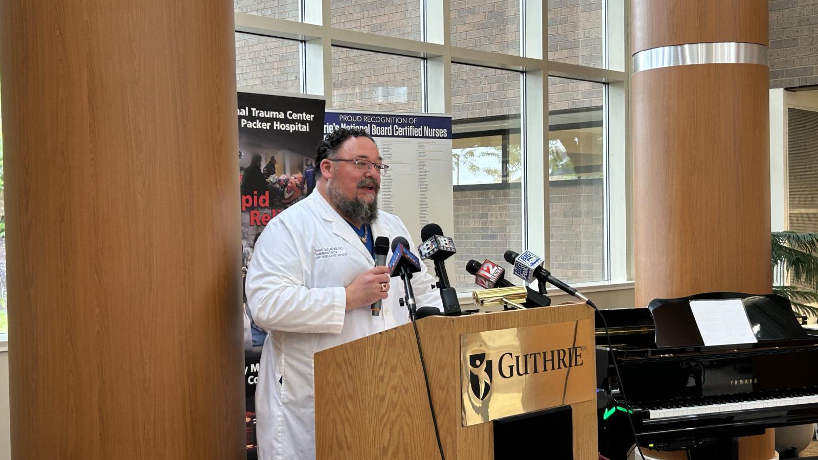 Dr. Steven Casos, Trauma Medical Director, Guthrie Robert Packer Hospital