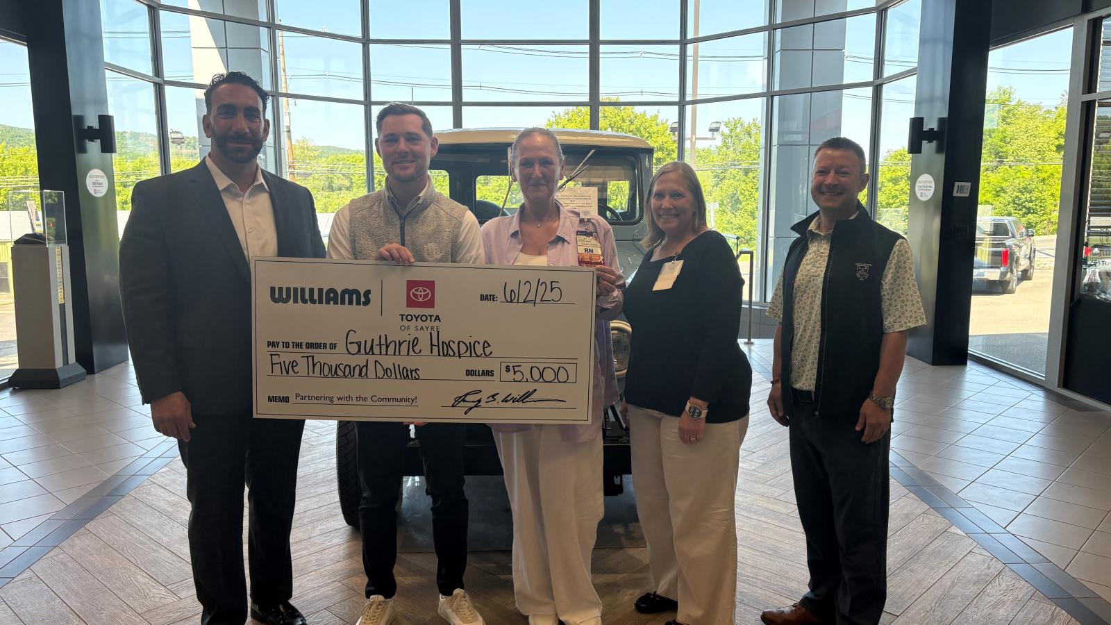 Annual Golf for Guthrie Hospice Tournament Tees Off with Title Sponsor, Williams Toyota of Sayre