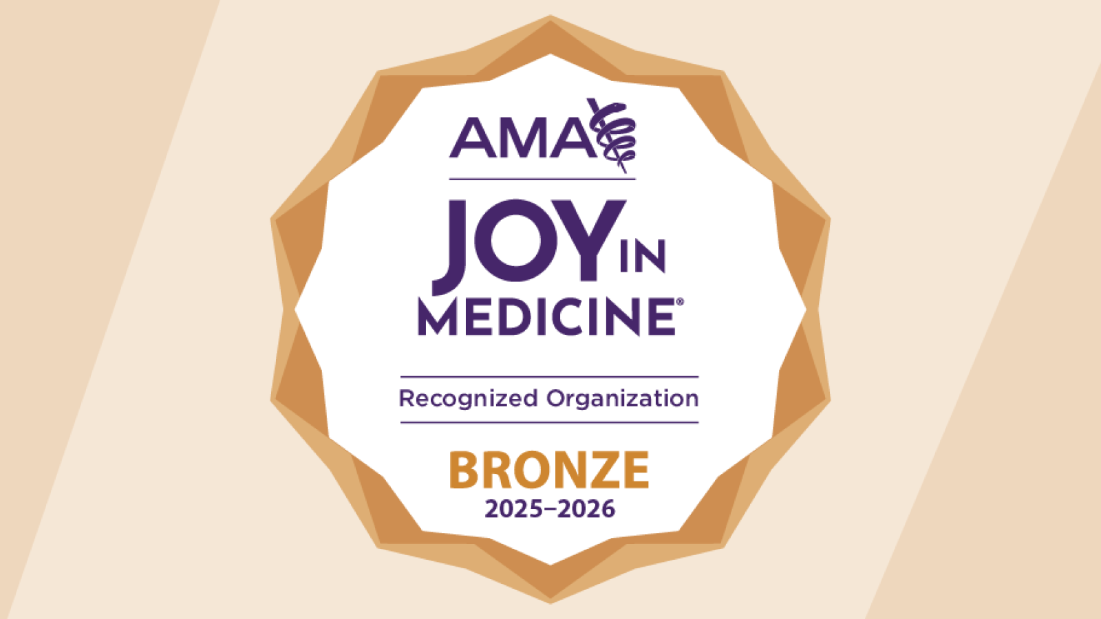 The Guthrie Clinic has earned national bronze level recognition from the American Medical Association (AMA) as a 2025 Joy in Medicine™ recognized organization, an honor celebrating Guthrie's deep commitment to the well-being of its physicians and care teams. 