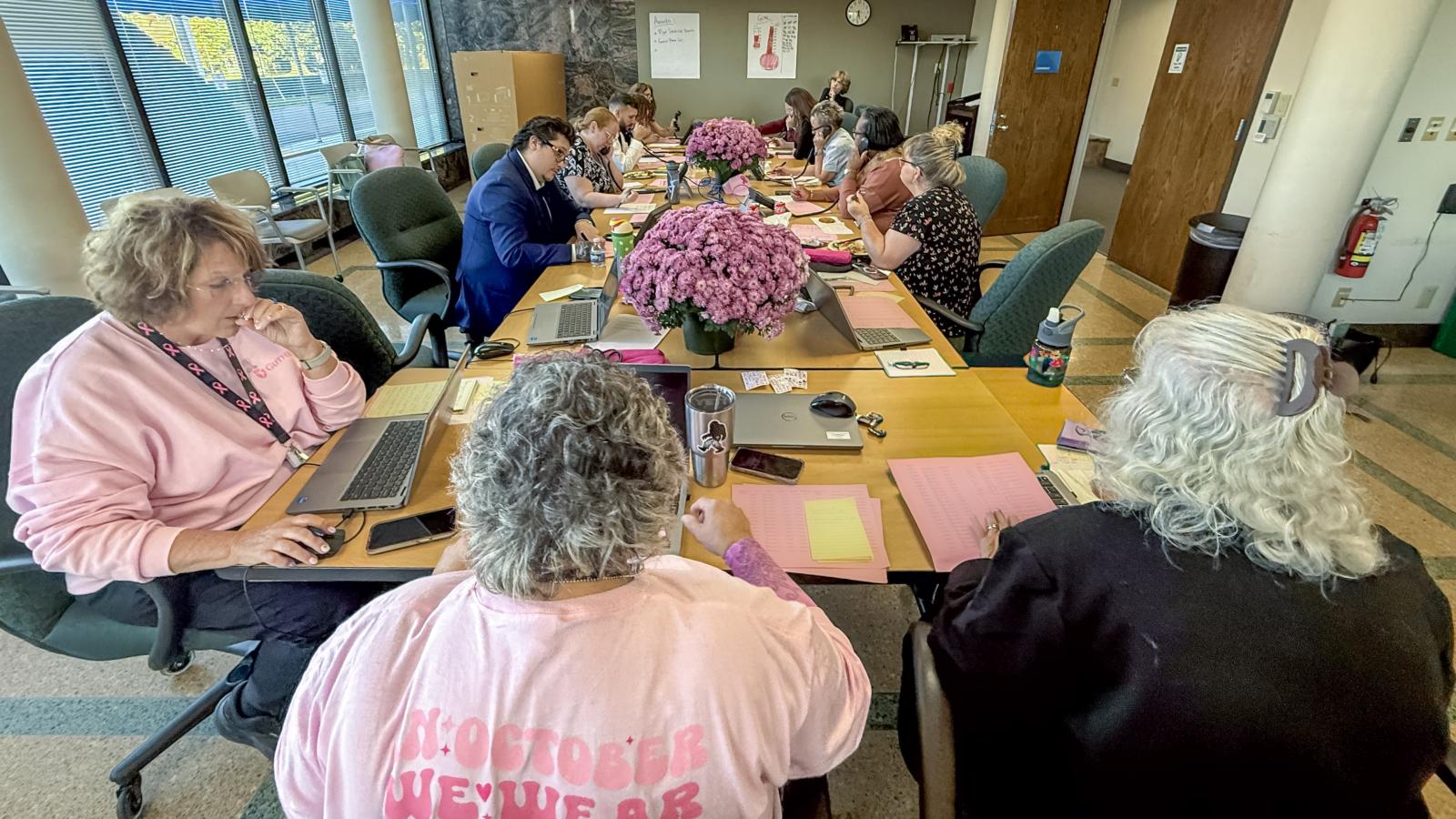In a powerful display of community commitment to women's health, a team of more than 20 dedicated Guthrie volunteers scheduled 205 mammogram appointments during the inaugural Lourdes Mammo-thon on Monday, Oct. 6. 