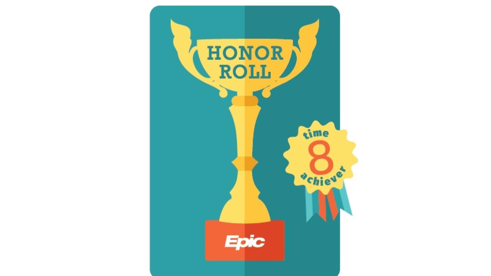 Epic Honor Roll graphic of a trophy.