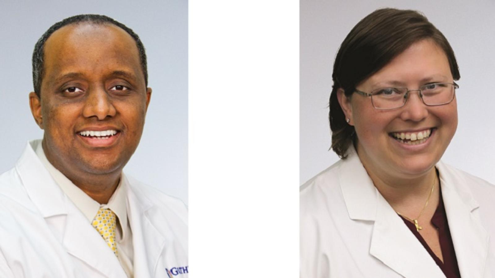 Dr. Mustafa Aman and Dr. Erica Skipton