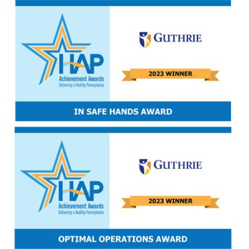 Guthrie Robert Packer Hospital Earns HAP Achievement Awards