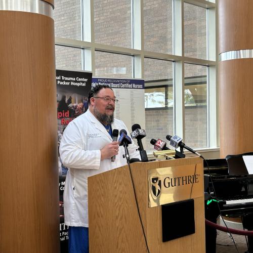 Dr. Steven Casos, Trauma Medical Director, Guthrie Robert Packer Hospital