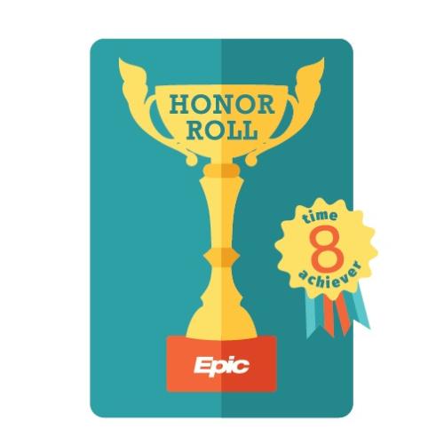 Epic Honor Roll graphic of a trophy.