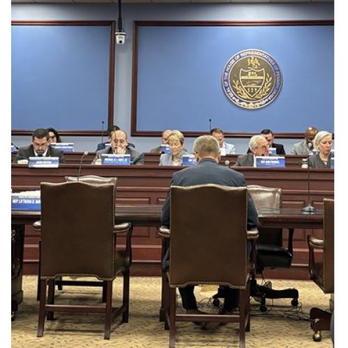 Robert Kruklitis, MD, PhD, MBA testifies to the Pennsylvania House Health and Communications and Technology Committees