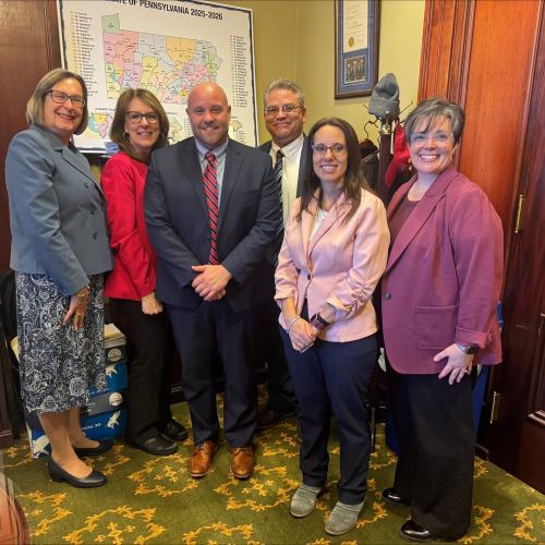 Debra Raupers, Guthrie Chief Nurse Executive, and Bill Osterman, Vice President of Nursing Services at Guthrie Robert Packer Hospital, joined healthcare professionals from across Pennsylvania for Nurse Ambassador Advocacy Day in Harrisburg.