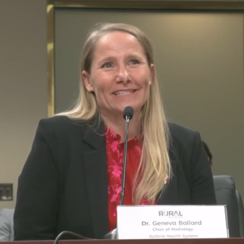 Guthrie physician Dr. Geneva Ballard outlines efforts to overcome geographic barriers, expand breast cancer screening, and improve maternal health outcomes