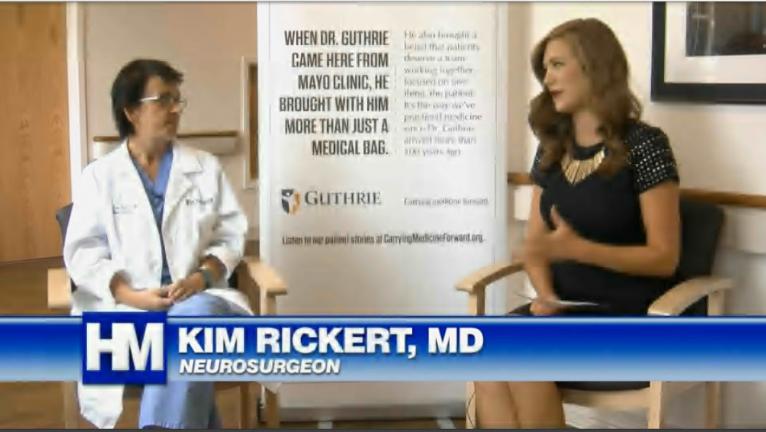 WETM Health Matters - Dr. Kim Rickert - Cerebral Vascular Disease