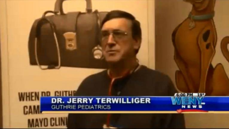 Dr. Terwilliger appears on WENY on Measles