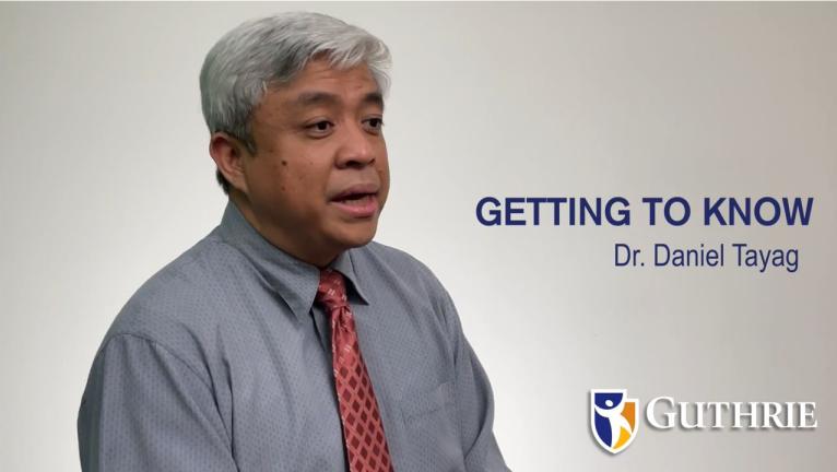 Get to know Dr. Daniel Tayag from Guthrie Orthopedics