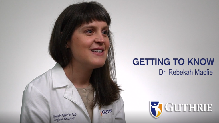 Get to know Dr. Rebekah Macfie