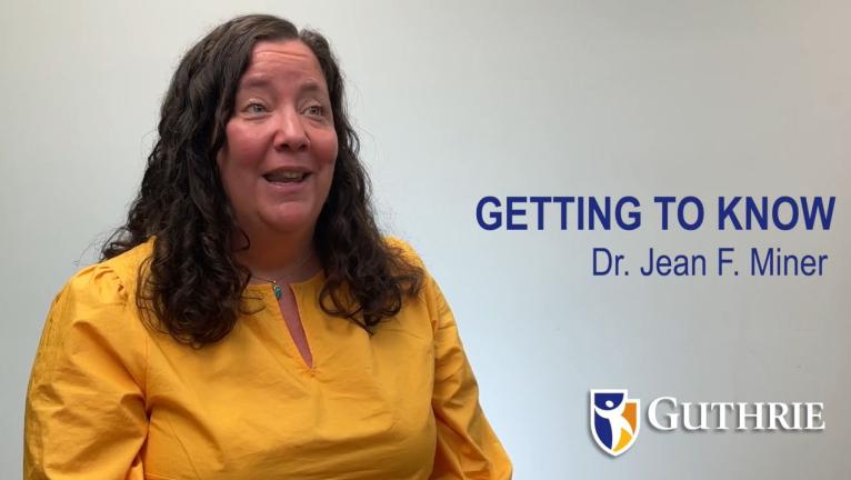 Get to know Dr. Jean Miner from Guthrie General Surgery
