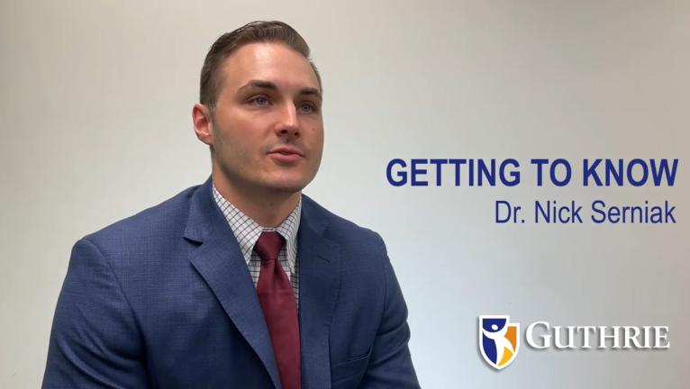 Get to know Dr. Nicholas Serniak from Guthrie General Surgery
