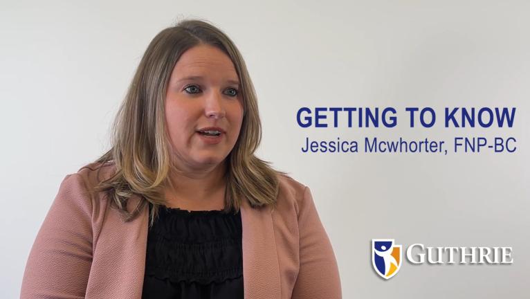 Get to know Jessica McWhorter, FNP-BC, from Guthrie Troy Family Medicine